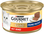 Gourmet 48x85g Gourmet Gold Paté marha nedves macskatáp 36+12 ingyen