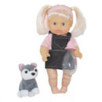 DIMIAN Bambolina: Nena játékbaba kutyával - 36 cm (BD131) (BD131) - aqua