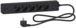 Schneider Electric Prelungitor 5x2P+E +intrerupator+2USB cablu 1, 5m antracit Schneider ST945U1B (ST945U1B)