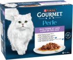 Gourmet 5x12x85g Gourmet Perle Szárazföldi & tengeri duó nedves macskatáp 4+1 ingyen