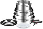 Tefal Tigai si seturi Set 13 piese Tefal Ingenio Emotion L897SD74, oala 16 / 20 cm, tigaie 22 / 24 / 28 cm, wok 26 cm, 2 manere detasabile, capace sticla 16 / 20 / 24 cm, capace ermetice 16 / 20 cm, invelis