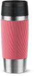 Tefal Termos Tefal Travel Mug Classic N2024410, 0.36 L, pastrare la rece 12 ore, pastrare la cald 6 ore, roz & argintiu - vexio