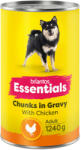 Briantos 6x1.240g Briantos Essentials Chunks szószban csirke nedves kutyatáp