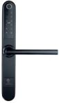 Smartpass Yală inteligentă Monaco Black cu amprentă, Wi-Fi, Bluetooth, PIN și RFID, IP65, pentru uși PVC, aluminiu și lemn (MONACO-1TT-BL)