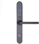 Smartpass Încuietoare smart Smartpass MONACO TITAN pentru ușă lemn/PVC, amprentă, PIN, RFID, Bluetooth, WiFi, cheie mecanică, Alexa, SMP-MONACO-1TT-TI (SMP-MONACO-1TT-TI)