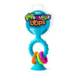 Fatbrain Fat Brain Toys: Rágható csörgő karikákkal - türkiz (F166ML) (F166ML) - aqua