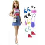 Mattel Barbie: Barbie baba 11 db kiegészítővel (FVJ42) (FVJ42)