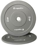 inSPORTline Gumírozott súlytárcsa inSPORTline Bumper Plate Go 5 kg 50 mm, minőségi kivitelezés, vonzó színkialakítás, kopásálló, tartós ütköző gumi (31395) Súlytárcsa