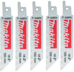 Makita 5 részes Bi-Metal szablyafűrészlap készlet, fém vágásához 100 mm (P-04874)