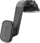 Promate Стойка за кола, ProMate, MAGMOUNT-XL, 360 Cradleless Magnetic Car Mount for Smartphones Secure Anti-Slip Mount For Dashboard and Windshield Metal Ring and Rectangular Plate included, Черен