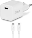 Ttec Заряднo 220V ttec SmartCharger 20W PD Travel Fast Charger с кабел USB-C/USB-C