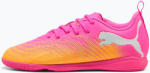 PUMA Gyerek focicipő PUMA Future 9 Play IT Jr poison pink/puma white/sun stream/bright aqua/puma black