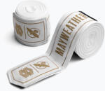 Hayabusa Kézbandázsok Hayabusa Mayweather Stretch Hand Wraps 450 cm white/gold