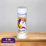  Unikornisos buborékfújó, 60 ml (5 db)