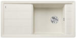 BLANCO Faron XL 6 S egymedencés gránit mosogató csepegtetővel 100x50 cm, törtfehér 527082 (527082)