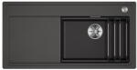 BLANCO ETAGON XL 6 S egymedencés, 100x51 cm-es gránit mosogató, csepegtetőtálcával, lefolyószabályozóval, palaszürke 528094 (528094)