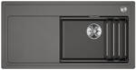 BLANCO ETAGON XL 6 S egymedencés, 100x51 cm-es gránit mosogató, csepegtetőtálcával, lefolyószabályozóval, vulkánszürke 528095 (528095)