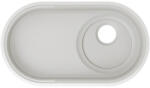 BLANCO OOVALON 700-IF egymedencés, 75, 6x43 cm-es Velgranit mosogató, felhőfehér 527992 (527992)