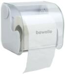 Bewello WC-papír tartó - fehér - 145 x 130 x 123 mm - átlátszó (BW3019)