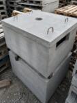 TRV Camin de beton prefabricat 1200x1200x800 mm cu capac armat pentru retele electrice si telecomunicatii (TRV12012060)