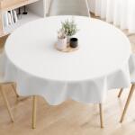 Pucioasa Fata de masa teflonata din bumbac, rotunda cu diametru 180cm, alba Fata de masa