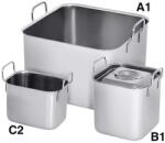 contacto Bain-Marie-Inserție Serie C / mic, Înălțime: 160 mm
