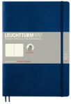 Leuchtturm Caiet B5 DR Albastru Navy Cop. Flexibila Leuchtturm (LT349300)