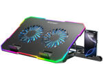 Wozinsky NitroCool RGB Gaming Laptop Állvány Hűtéssel - Fekete (WDCX-A26)