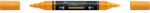 Faber-Castell Akril marker kétvégű MULTIMARK 309 Faber-Castell világos narancs (FC185909) - tintasziget