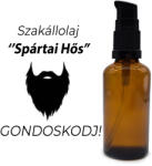 AwGift Szakállolaj 50 ml - Spártai Hős - Címke Nélküli Csomag (10 db)