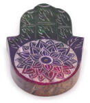 AwGift Szappankő Hamsa Füstölő Állvány 9x6cm - Lótusz Virág