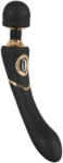 Cleopatra Wand - prémium masszírozó vibrátor strasszokkal (fekete) - sexshopcenter