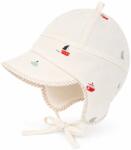  Pamutvászon nyári megkötős baseball sapka fülvédővel - Fehér hajós (44 cm fejkörfogat)