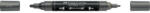 Faber-Castell Akril marker kétvégű MULTIMARK 297 Faber-Castell metál acélszürke (FC185997) - tintasziget