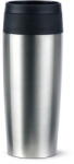 Tefal Termos Tefal Travel Mug Classic N2020110, inox, 0.36 L, 100% etanș, functie Quick Press, argintiu - pcone