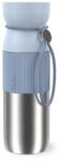 Tefal Termos Tefal beYou N2192210, inox, 0.5 L, 100% etanș, capac Quick Press, argintiu & albastru - pcone