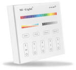 Mi-Light 4 zónás Fali Panel Rádiófrekvenciás Dimmerhez Fehér, RGB, RGBW, CCT Ledszalaghoz (Távirányító) (CON 782 2987)