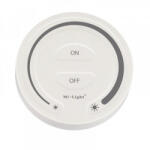 Mi-Light Kerek fehér RF-es fali vezérlő monokróm szalagokhoz (MiBoxer) (CON 782 3301)