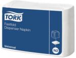 Tork Szalvéta, adagolós, 1 rétegű, 30x24 cm, N2 rendszer, Universal, TORK Fastfold , fehér (10933) - molnarpapir