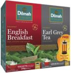 Dilmah Set cadou ceai vrac English Breakfast + Earl Grey cu ceainic (250g)