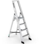 CAGSAN ALESTA Ergonómikus egy oldalon járható létra 3+1 fokos (széles lépcsőfokkal) (REG3)