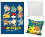  Pokémon Battle Electro polár takaró, párnahuzat és párna szett 3 db-os (EKING0824)