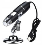 VERK GROUP Usb 8 Led Smd Digitális Mikroszkóp 1000x Nagyítással Nagyító Zoom Pc Nézet (09082)