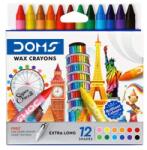 DOMS Zsírkréta készlet 12 szín 1 db ezüst 8 mm DOMS N80493 (N80493)