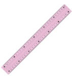 Maped 30 cm MAPED vonalzó, törhetetlen, pink (CO_245610)