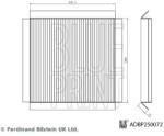 BLUE PRINT Filtru, aer habitaclu BLUE PRINT ADBP250072 (ADBP250072) - centralcar