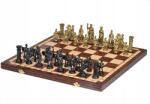 Sunrise Chess & Games Nagy fa sakk spártai 50x50cm figurák ősi spártai stílusban