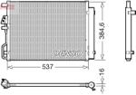 DENSO Condensator, climatizare DENSO DCN41021 (DCN41021) - automobilus