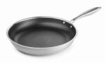 Perfect Home Tigaie BRATMAXX din inox cu strat antiaderent, 28 cm, model fagure, 4 straturi