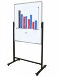 ACCENTA Whiteboard mobil multifunctional, 90x120 cm, ACCENTA Black